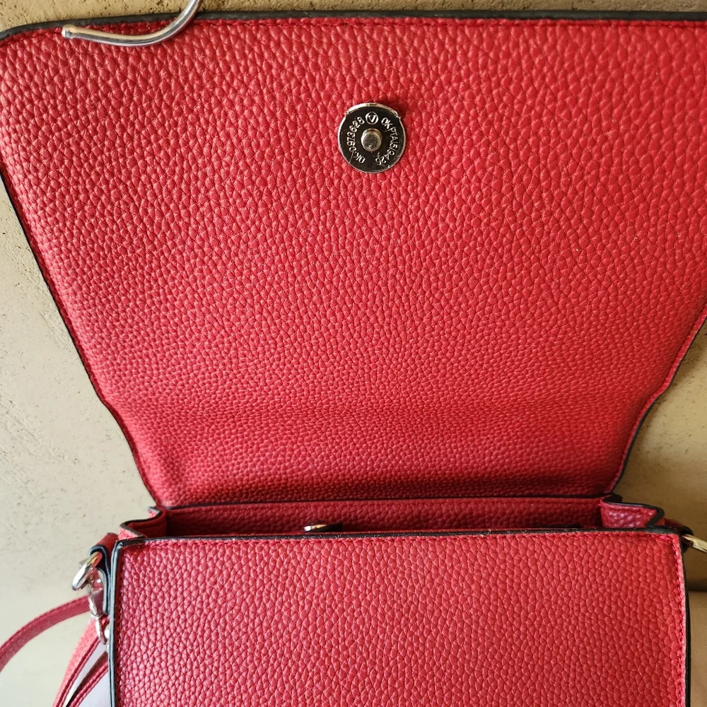 Marc New York Red Studded Crossbody Bag - Picture 11 of 17